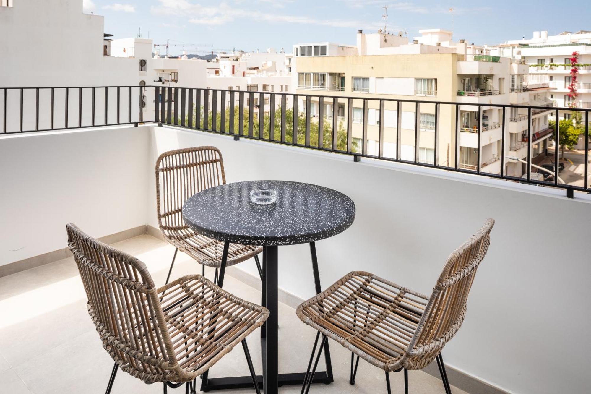 One-Bedroom Apartment Balcony